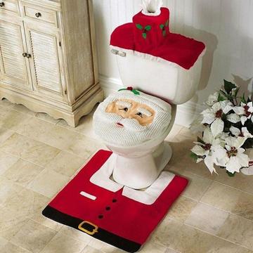 Kerst Toilet-Set (3-delig)
