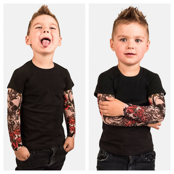 Kinder T-Shirt met tattoo sleeves