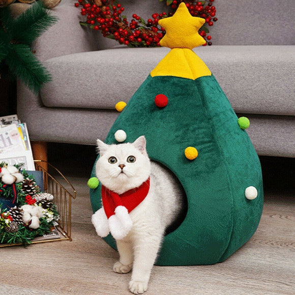 Kerstboom-Kattenmand (3 maten)
