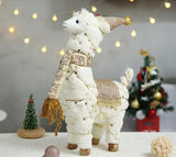 Kerst Alpaca-Knuffels (eventueel met Wijn-Slee!)
